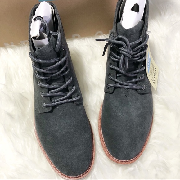NWT Men's TOMS Porter Suede Boot - Picture 4 of 8